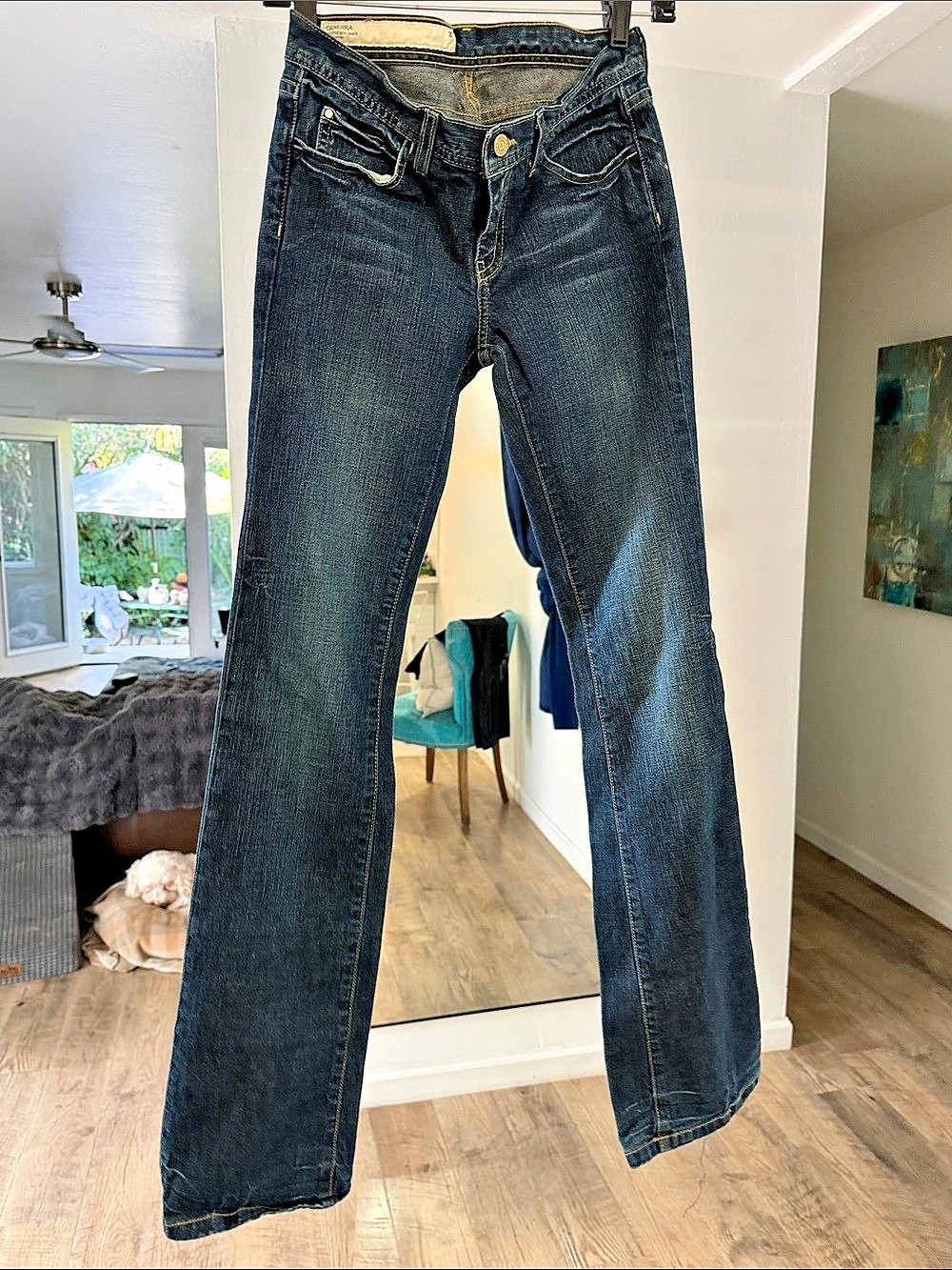 Generra Second Skin Jeans Boot Cut Jeans Blue Waist 25 new Vintage🥰💙
